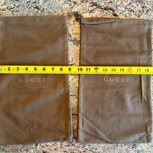Gucci Tan Dust Bags